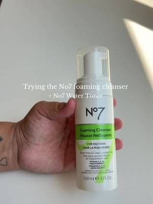 No7โs water toner & foaming cleanser for oily skin ๐ซง๐ link in my bio for purchase if interested & special discount applied ๐๐ @No7 @No7 Beauty #AD #No7beauty #No7BeautyCommunity #gifted #no7