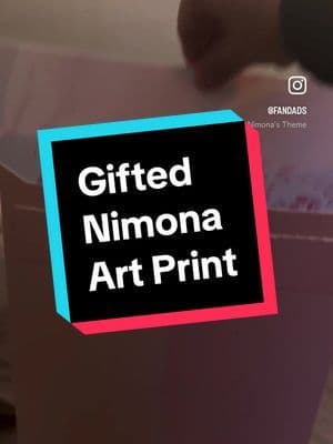 Thank you to our friends at @Netflix for this incredible #Nimona print. We highly recommend checking this movie out with your family! The duo of #ChloèGraceMoretz & #RizAhmed are fantastic! Hopefully we’ll get a big screen treatment of the movie during awards season but if not catch it in the comfort of your own home! #FYP #Movies #AwardSeason #Gifted #Chicago