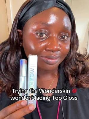 Wonderskin wonder Blading Top Gloss #tiktokmademebuyit #tiktokshop #glossylips #wonderskinclearplumpinggloss #fyp