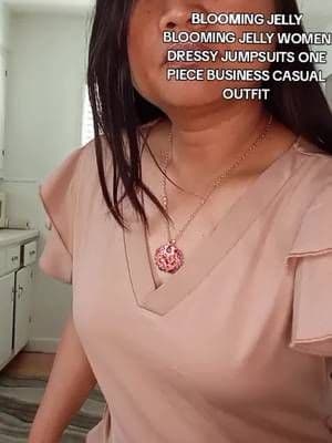 @BloomingJelly_Official @Blooming Jelly Blooming Jelly Women Jumpsuits One Piece Business Casual Outfits Ruffle Sleeves V Neck Belted Summer Rompers #dealsforyourdays #tiktokshopdealsforyourdays #jumpsuit #womenjumpsuit #tiktokshopdeals #bloomingjelly #bloomingjellyoutfits #businessoutfit #casualoutfits #summerrompers #summerclothes #summeroutfit
