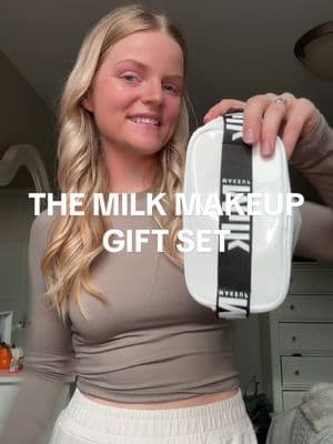 a set of all of my @milkmakeup favorites for half the price!? 🤩Don’t miss out on this insane deal!! #makeupgiftset #giftideasforher #tiktokshopfinds #holidaygiftguide #christmaswishlist #cybermondaydeals #blackfridaydeals