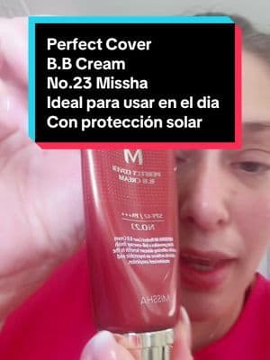 Perfecto para usar en el día #bbcream #missha #tiktokshop #no23