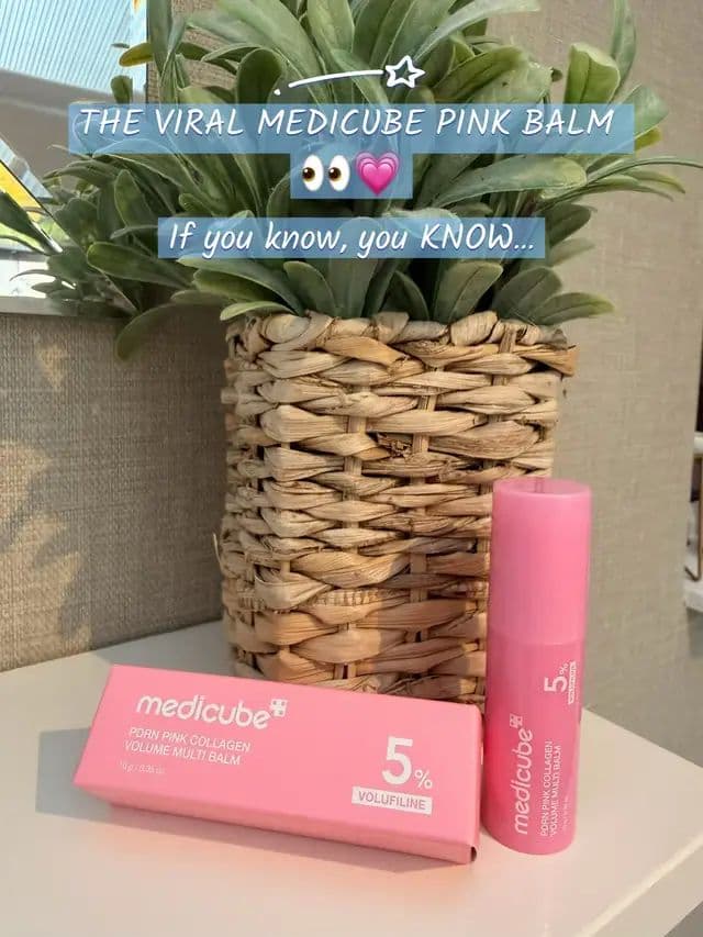 The viral pink balm 💗✨ If you’ve been tempted to try it, NOW is the time 👀 Check the current TikTok Shop price AND your coupons before you checkout because you might get an even better deal 🛍️💸 #medicube #pdrn #skincareroutine #TikTokMadeMeBuyIt #dealdrops