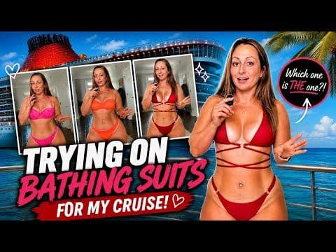 I Tried On LASCANA Swimwear for My Virgin Voyages Cruise 👙🚢