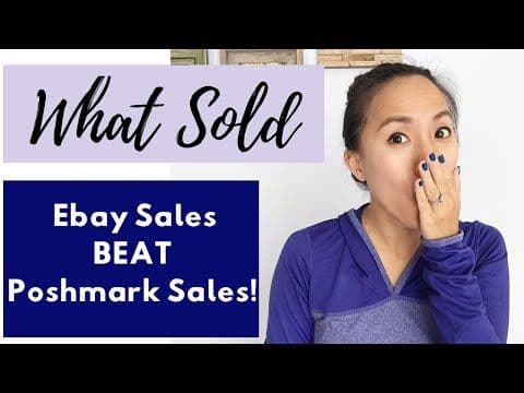 What Sold on Poshmark and Ebay: Ebay Sales Beat My Poshmark Sales!