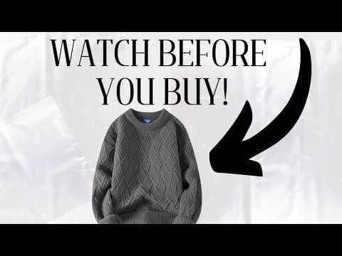 Oversized Cable Knit Crewneck Sweater! Cozy & Stylish