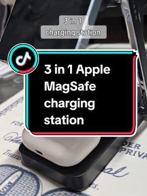 Fast charging, 3 in 1 Apple MagSafe charging station. #tiktokshopsummersale #fyp #goldrushchallenge #viral #fypシ゚viral #tiktokmademebuyit #summerdeals #apple #iphone #applewatch #chargingstation