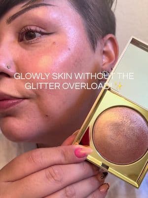 Glowy skin lovers NEED to try the @Stila Cosmetics highlighter in Kitten ✨ This lightweight, bouncy highlighter melts into the skin for the prettiest lit-from-within champagne glow without emphasizing texture. Perfect for mature skin, soft glam makeup, everyday makeup looks, and radiant summer skin. #stilacosmetics #tiktokshopsparkcreator #tiktokshopstockup #tiktokshopcreatorpicks