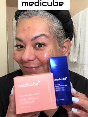 @medicube_official the #viralproducts #exosomeshot and the #collagenjelly we’ll see if it’s worth the hype #medicube #medicubeexosomeshot2000 #effectiveskincare #matureskincare #hyperpigmentationskincare #tiktokshop #ttshop #dealsfordays #goldrush