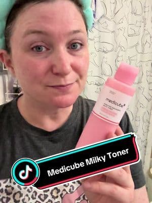 Love this on days when my skin is saying “wtf” #medicube #milkytoner #kbeauty #koreanskincare #skincareroutine #sensitiveskin #tiktokshopsummerturnup #glassskin @medicube global #medicube