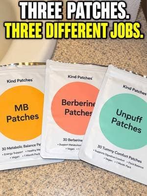 Three patches, three different jobs—and nothing else to mix or swallow. Tonight’s stack is MB, Berberine and Unpuff: the Metabolic Trio designed to support metabolism, appetite cues and digestive comfort. Peel, stick and let bedtime multitask. The trio is tagged. #KindPatches #MetabolicTrio #WellnessPatches #TikTokShopFinds #selfcaremadeeasy