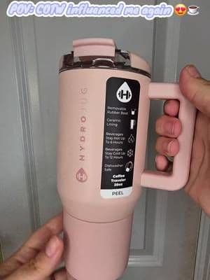 The Glow Getters Crew COTW influenced me and Iโm not even mad about it ๐โ๏ธ I grabbed this @HYDROJUG Coffee Traveler 20 oz from her showcase and LOOK AT THAT DUSTY ROSE! ๐ Itโs ceramic-lined, insulated, leak-resistant AND works for hot or cold drinks. Supporting our COTW while getting myself a cute new coffee tumbler? Win-win. ๐โ๏ธ Who else gets influenced while trying to support their friends?! ๐๐ #coffee #tiktokshopbacktoschool #drinks #travel #cup