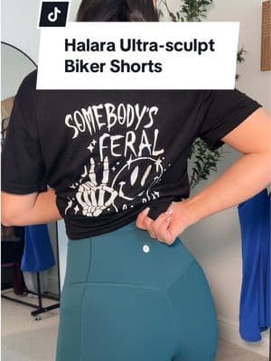 These ultra sculpt biker shorts are so comfortable and stretchy. They hold you in and just feel really great on perfect for every day shorts! #tiktokshoprestock #springbreak #aprilmademebuyit #tiktokshopcreatorpicks #halarashorts #Springtok #halara #TheHalaraCircle #creatorsearchinsights