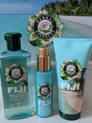 AD 🌞 NEW HERBAL ESSENCES FIJI LIGHTWEIGHT HYDRATION SERUM IS SUMMER'S BLISS IN A BOTTLE!!!! 🥥🌴 🌞It can be used on damp or dry hair. 🌴It transforms from milk to water to hydrate the hair without it feeling sticky or looking greasy. 🥥Infused with coconut oil it smells like you are in a Fiji paradise. 🌞it leaves your hair feeling soft, smooth and smelling beautiful. 🌴USE IT ALONG SIDE THE FIJI SHAMPOO AND CONDITIONER FOR MAXIMUM HYDRATION 🥥 #ad #herbalessencesuk #coconutoil #magicserum #coconuthairgoals @Herbal Essences UK