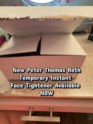 It’s finally here! The Peter Thomas Roth temporary instant face tightener. Get it while you can. #ad #peterthomasroth #genxbeauty #skincarehacks