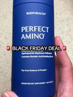Grab this best selling Perfect Amino tablets by BodyHealth whIle they still have the missive deal #tiktokshopblackfriday #tiktokshopcybermonday #tiktokshopcreatorpicks