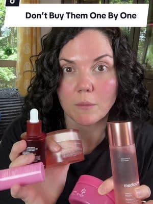 I was adding these to my cart separately and then realized the Gatekeeping My Age bundle was the better deal. Everything you need in one set without having to figure it out yourself. #koreanskincare #antiagingskincare #skincareroutine #glassskin #tiktokshopfinds @medicube US Store @JessicaisRandom