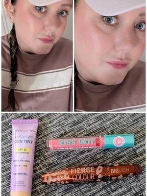 AD 🩷My favourite look with Revolution 🩷 💕 One of my favourite looks especially during this UK heatwave is a super casual light makeup look. 🩷I love makeup which also protects my skin which is why I use Revolution Superdewy Skin Tint. It is 100% mineral, SPF30 & Broad Spectrum UVB + UVA. 💕 for a casual day looks you can't beat a brown mascara and eyeliner. I used Fierce Flick Brown Eyeliner & Big Lash Fierce Colour Brown Mascara. 🩷To finish I used the Water Lip Tint Kiss Drip In Peach Fizz. This is non sticky & my lips felt smooth & hydrated. @Makeup Revolution #AD #RevGen #makeuprevolution #gifted https://community.revolutionbeauty.com/s/kellymarie
