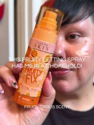 POV: You finally found a setting spray that smells amazing and feels even better. 🍊✨ The @PLOUISE Fruity Fix Vitamin C Setting Spray gives me a fresh, dewy finish while helping my makeup stay put. Infused with Vitamin C, aloe vera leaf extract, and grape seed oil for a lightweight, hydrating feel that's perfect for everyday makeup. #plouise #dfyd #dealsforyoudays #tiktokshopcreatorpicks #tiktokshopcreatorpicks
