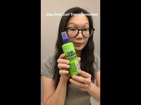 Day-one curl transformation ✨