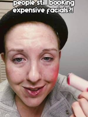 people are still paying for facials like this isn’t an option at home… couldn’t be me 😬 #medicube #tiktokshopmademebuyit #skincaretools #glowingskin #momlifehacks