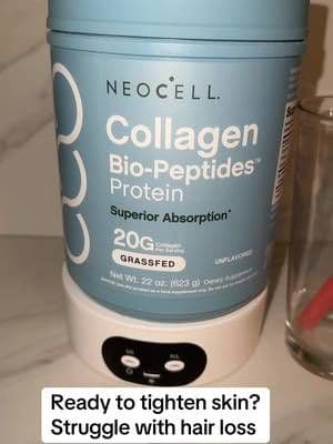 My hair, skin, and nails needed a little extra support lately. ✨ NeoCell Collagen Bio Peptides Protein helps support healthy skin elasticity, strengthen hair and nails, and provide collagen protein your body can easily absorb. An easy daily boost for beauty from within. ⏳ Grab it before the TikTok Shop deal disappears! #tiktokshop #tiktokshopfinds #collagenprotein #beautyfromwithin #hairskinnails ✨