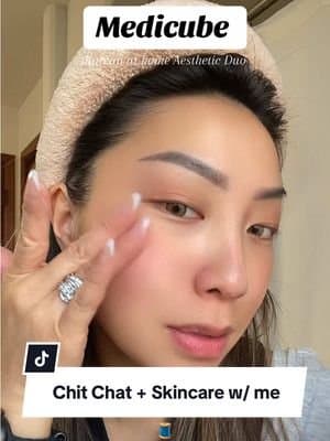 Glass skin on another level! Trust me you won’t regret this purchase. Let’s Glow, Plump, Hydrate together! @medicube #skin #skincare #skincareroutine #skincaretips #medicube #tiktokshop #tiktokpartner #tiktokpartner #fypシ゚viral #fyp #momsoftiktok #mom #momsover30