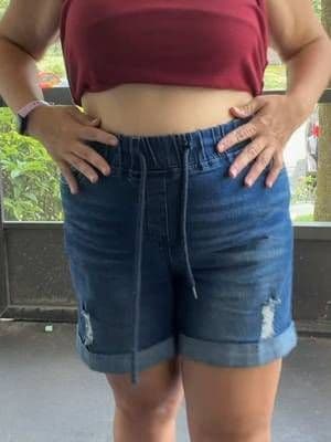 #denimshorts #jeanshorts #tiktopshopfinds #tiktokshopsummersale #plussizeclothes @BloomChic