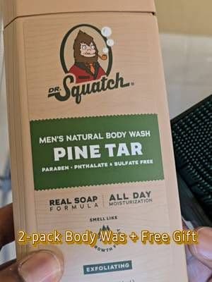 2-pack body wash+free gift #creatorsearchinsights #tiktokshopblackfriday #tiktokshopcybermonday #tiktokshopcreatorpicks #drsquatchbodywash