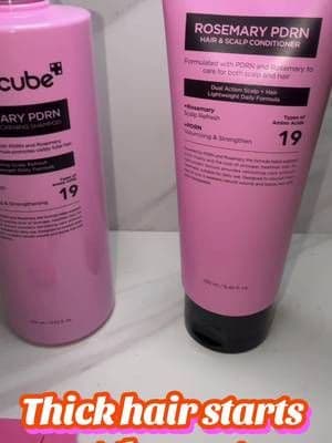 If your hair has been feeling dry, weak, or just blah… this bundle might be the reset it needs. 🌿 The Medicube Rosemary PDRN Shampoo + Conditioner Set helps cleanse the scalp, nourish your strands, and bring life back to tired hair. Think healthier scalp, softer hair, and that fresh rosemary clean feeling every wash day. Because good hair days really do start at the scalp. 💁🏽♀️ #TikTokShopFinds #HairCareRoutine #HealthyHairJourney #ScalpCare #HairTok ✨