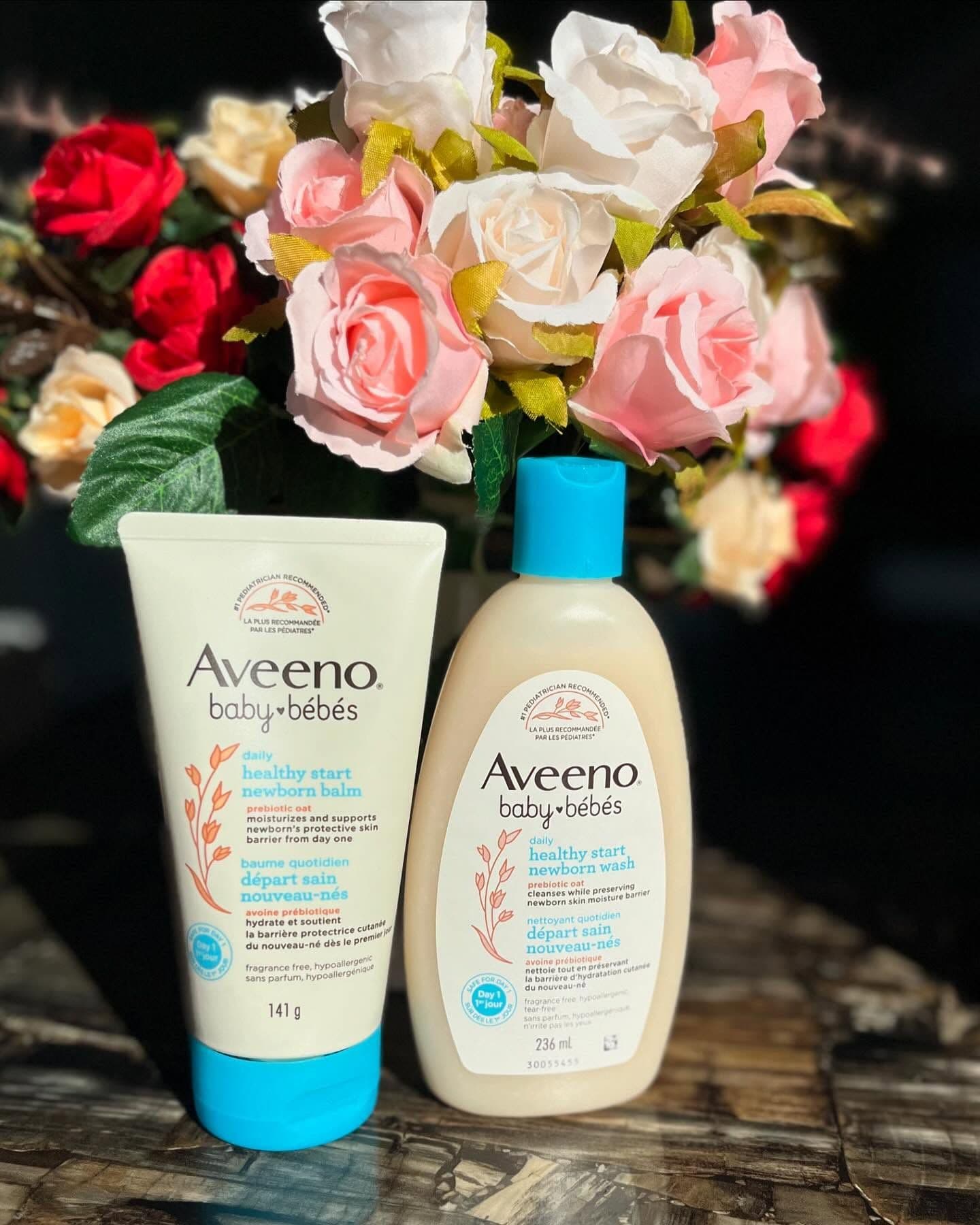 AVEENO®️ Daily Healthy Balm:
It is perfect for sensitive baby skin! Especially for dry skin on face, smooth a little ove