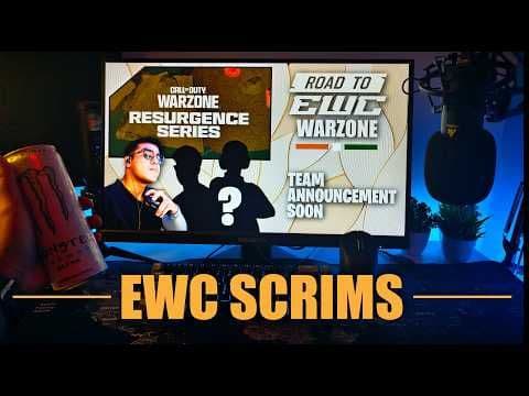 EWC SCRIMS TODAY | WARZONE INDIA | Call of Duty