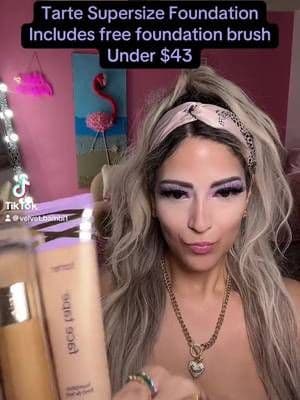 🚨 STOP SCROLLING — QVC JUST DROPPED A TARTE DEAL YOU DON’T WANNA MISS 🚨 Super-sized Tarte foundation + FULL foundation