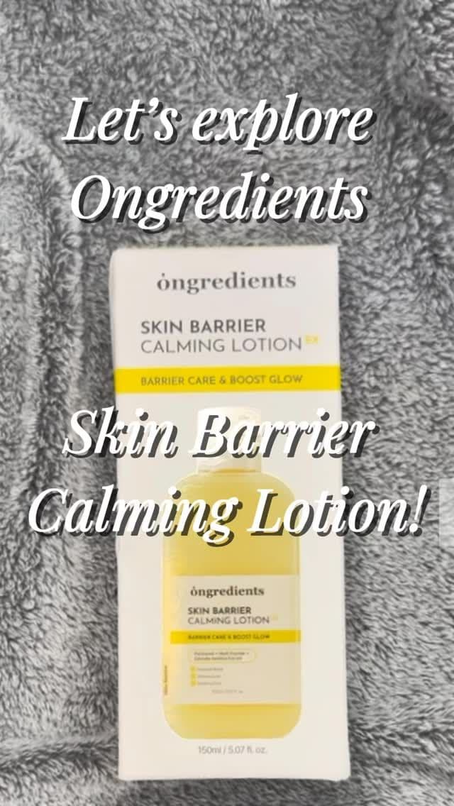 #AD Ongredients Skin Barrier Calming Lotion
This is a much bigger bottle than I expected, EX indeed! This is a 5.07fl.