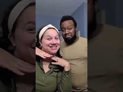 Hubby and I on day 2 of our #DrMelaxin challenge 💛 Just us being silly, having fun, and working on