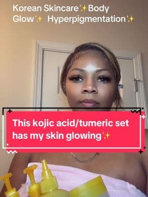 My body acne is almost COMPLETELY GONE because of this set, if you’re struggling with hyperpigmentation, body acne, blemishes etc, then you need this set! #medicubekojicacid #koreanskincare #hyperpigmentation #tiktokshopspringglowup #bodyglow