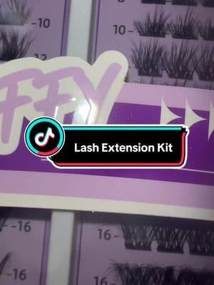 Lash Extension Kit B&Q #lashextensions #lashes #bq #lashkit #tiktokshop