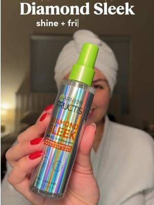 NEW ✨ Diamond Sleek from @GARNIER #GiftedByGarnier Loving the shine and frizz-free finish 💛 #DiamondEffect #DiamondSleek #FrizzFreeHair #HairRoutine