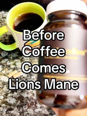First thing in the am! We start with the real mycelium from @real mushrooms #lionsmanemushroom #cognitivefunctions #brain #mood #tiktokshop