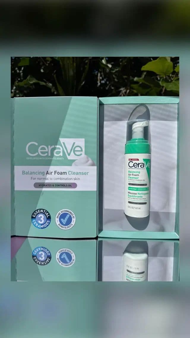 Revisiting the CeraVe Balancing Air Foam Cleanser 💧 Kindly gifted this time by Lorealistar ✨ I first discovered this cleanser through Superdrug and shared my initial thoughts a while back, but I’ve now had the chance to try it again, and honestly? My impression hasn’t changed. Still just as gentle, fresh, and effective as I remembered. The foam texture is so lightweight and smooth, it spreads easily and rinses off with no residue or tightness. My T-zone feels more balanced, and my skin feels clean without ever being stripped. It’s a simple, no-fuss cleanser that really delivers, and I can see why it’s becoming a go-to for normal to combination skin. Excited to share my full review soon ✨ @CeraVe #ad #gifted #lorealistaruk #lorealistar #LorealistarAirFoam #LorealistarFirstImpressions #skincare #Glow_with_Ania