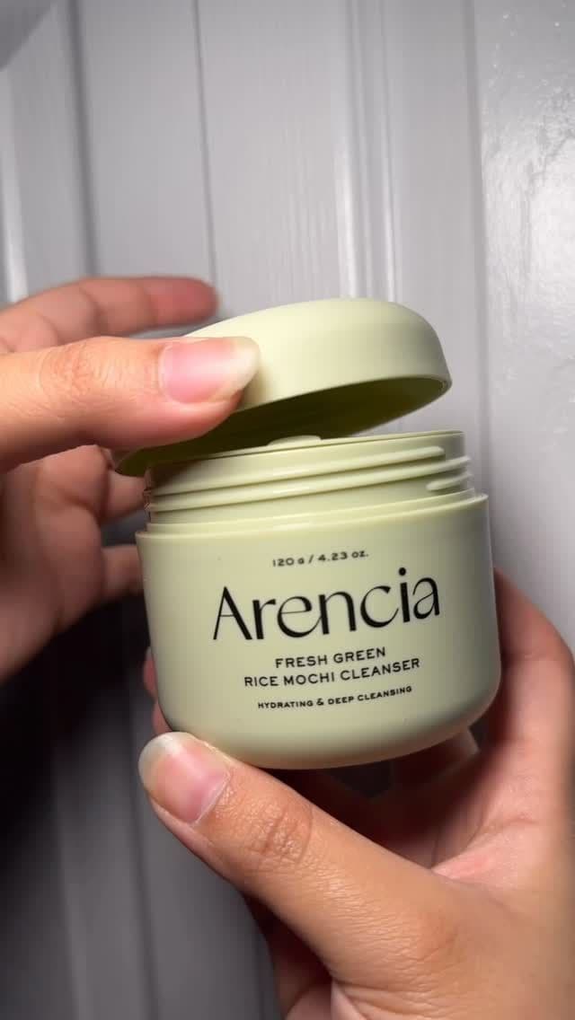 I’ve been loving the Arencia Rice Mochi Cleanser! The soft mochi-like texture feels unique and luxurious, while the rich