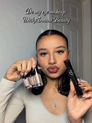 The perfect eyeshadow for beginners like me💘 @Armani beauty @sephora #giftedbyarmani #luminoussilk #armanibeauties