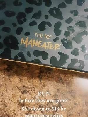 #creativesearchinsights #creator #eyeshadowpalette by @tarte cosmetics #maneater $54 to $13 until gone #tartecosmetics #tarteblackfridaysale #maneaterafterdark #eyeshadowsale #makeuptok #makeuptiktok #blackfridaysale #tiktokshop #tiktokmademebuyit #sellout tbis #palette fast #christmasgift #girlytok #girlygift #girlygiftideas #makeupgifts #gifts