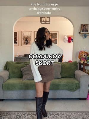 itβs time to start building my wardrobe at the age of 32, what other way can i style this skort? β¨ #myootd #tiktokshopblackfriday #tiktokshopholidayhaul #corduroyskirt #wardroberefresh #halaraskirt #halaraeveryday @Halara