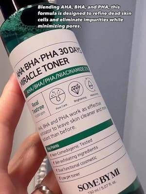 Review the @somebymi.official AHA BHA PHA 30 Days Miracle Toner. Key ingredient : Blending AHA, BHA, and PHA, this formula is designed to refine dead skin cells and eliminate impurities while minimizing pores. Plus, the exclusive Truecica calming agent works wonders by balancing the skin’s pH level. Review: It’s an amazing product, it’s pretty gentle and does not irritate my sensitive skin, I have been using it for a week, and it helped my blackheads and soothes my chin-clogged pores, I love the hazel extract, Alcohol free and has great tea tree scent. Amazon is on Black Friday sale now!! It’s 50%off, only$11.99‼️(Link in my Black Friday stories) Shop link: https://amzn.to/3QNXn3L #somebymi #miracletoner #koreanskincare #amazonfinds #review #skincareroutine #skincareroutine #dailyskincare #reel #acneskin #blackfriday #rundeal #rundeal #ugccommunity #toner #aha #pha #bha #skincaretips #amazonfinds #amazonskincare