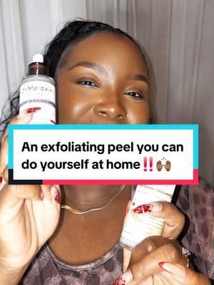 Dr. Melaxin Peel Shot black and white rice duo is skincare you can use AT HOME EVERY 👏🏾 SINGLE 👏🏾 DAY! … #drmelaxin #peelshot #exfoliating #niacinamideskincare #brighteningpeel #dullskin #deadskin #hyperpigmentation #skincareathome #beautifulskin #koreanskincare #TikTokShopMothersDay #TikTokShopMemorialDay #TikTokShopRestock #tiktokshopcreatorpicks #Fanttik5thAnniversary #superbrandday #QVCTikTokSuperBrandDay #alimenspro #Eomenie #IfYouKnowYouKnow #creatorsearchinsights Dr Melaxin Rice Peel