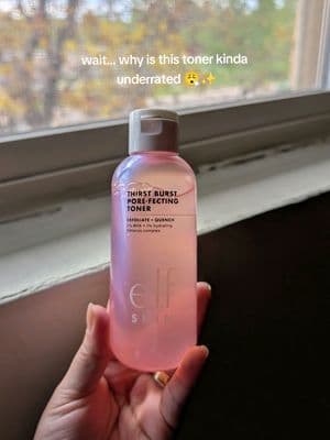 my skin was thirstyβ¦ so I added this π§β¨ Gifted by @e.l.f. Cosmetics Iβve been loving how lightweight and refreshing this toner feels β my skin feels smoother, softer, and more even after using it. that glow hits different β¨ #gifted #elfSKIN #elfcosmetics #elfSKIN #ThirstBurst