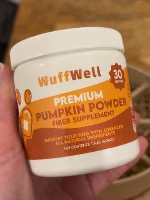 Does your dog struggle with digestive issues? Watch how this simple ingredient can transform their health! Veterinarian-recommended WuffWell Pumpkin Powder with probiotics actively supports gut health. Each serving packs natural fiber to maintain regular digestion, crafted in the USA with quality assurance. 30 ready-to-use servings keep your pup nourished and happy. Tap now to give your furry friend the digestive wellness boost they deserve! #wuffwell #ad #pumpkinfordogs #tiktokblackfriday #pumpkinpowder