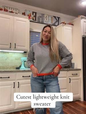 @DOKOTOO-US has made the cutest lightweight knit sweater. True to size and other color options. #tiktokshopblackfriday #sweater #blackfriday #ootdinspo #teachersoftiktok