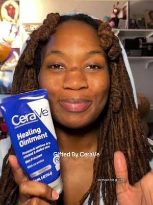 my skin and I have never been happier! thank you so much @CeraVe #GiftedbyCeraVe #ZfluencexCeraVe #CeraVeHealingOintment @Campus Trendsetters